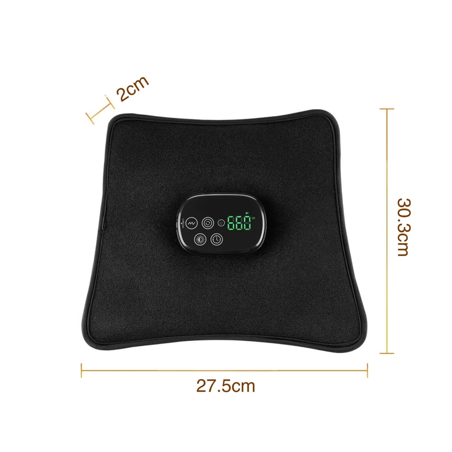 Cinta LED Terapia Infravermelho Corporal para Fisioterapia de Lombar, Joelhos e Articulações - Sem Fio