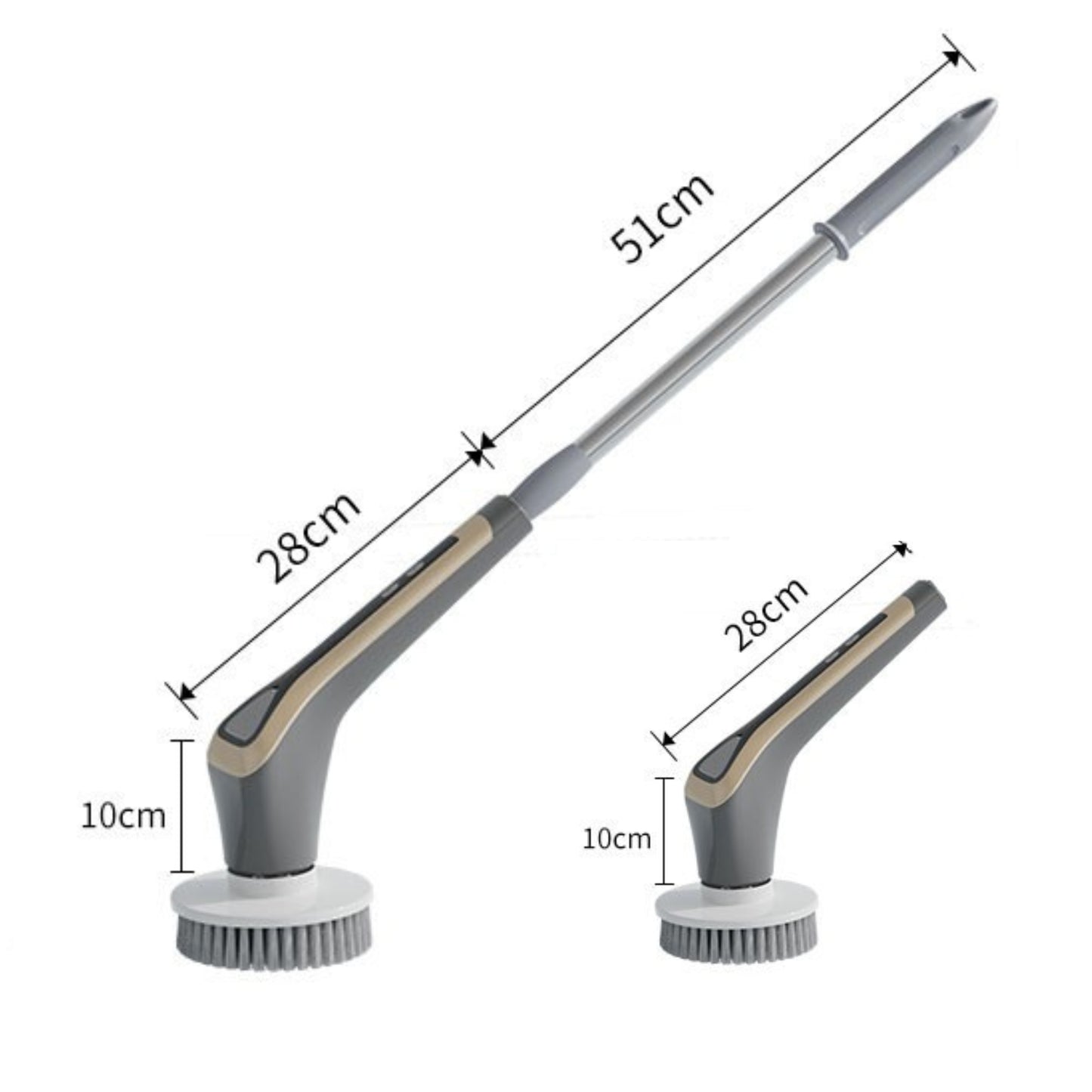 Mop Elétrico Sem Fio com Escova Giratória 300 RPM LF-2026