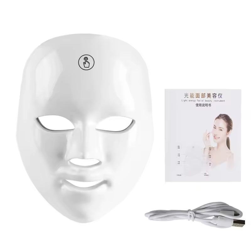 Mascara de LED Facial Rejuvenescimento