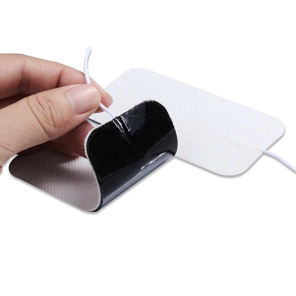Pads Adesivos Massageador Eletrodos 5x9cm Conexão 2mm