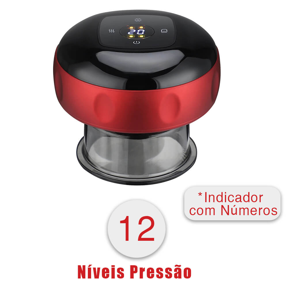 Aparelho Massagem Ventosa Infravermelho CuppingMassager™