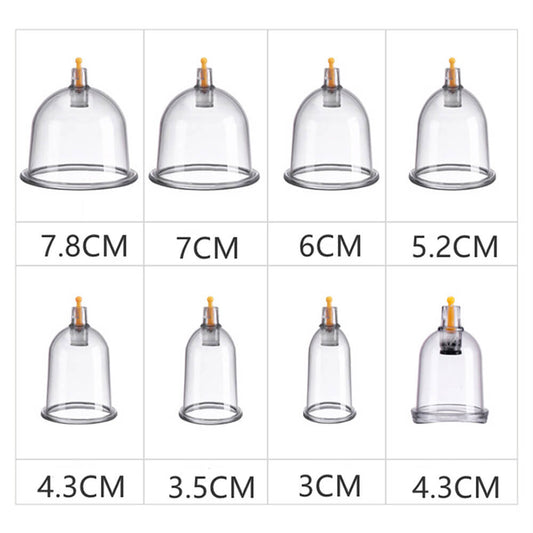 Kit Ventosa Profissional Copos e Pistola Elétrica CuppingPistol™