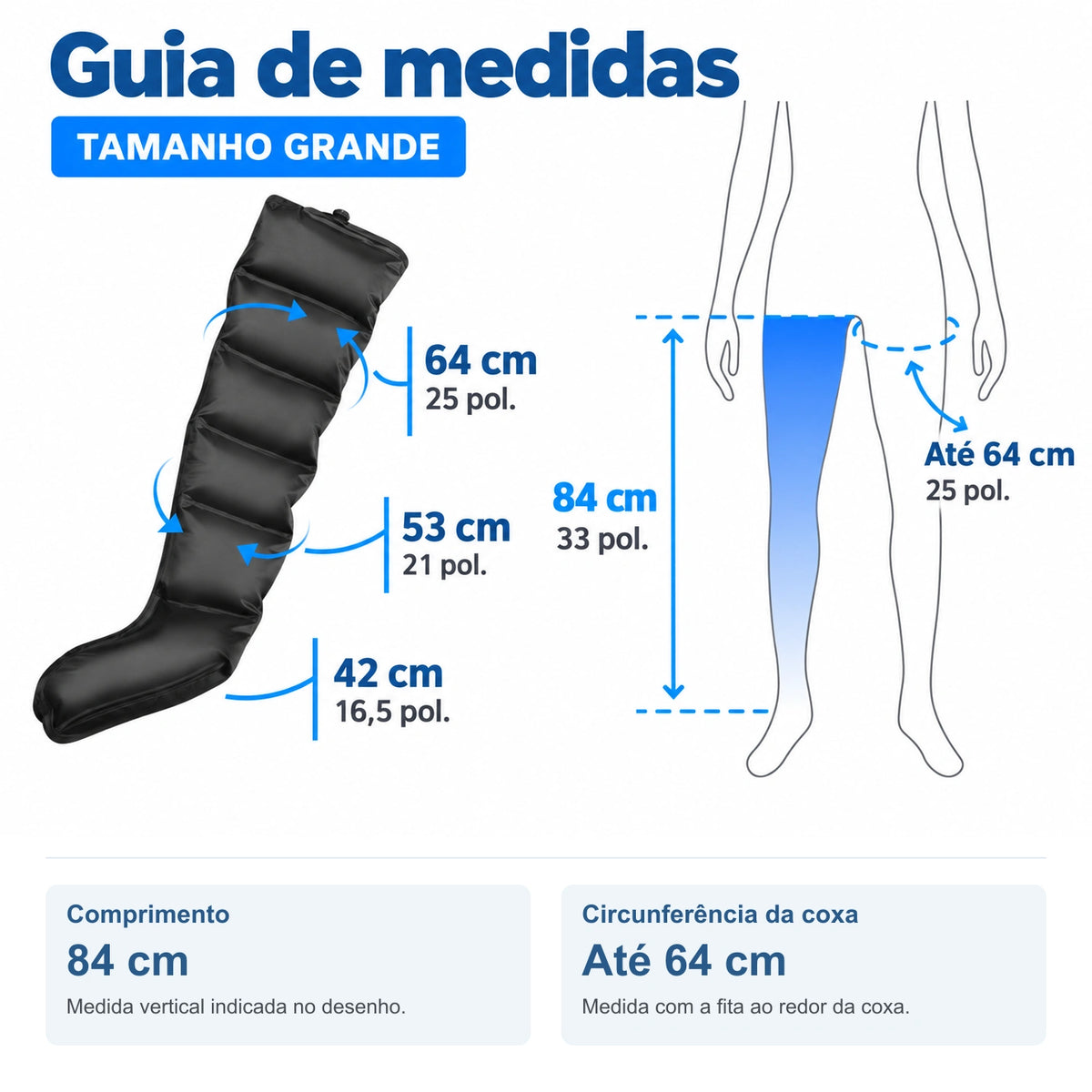 Bota de Compressão Pneumática Recovery LF-2027