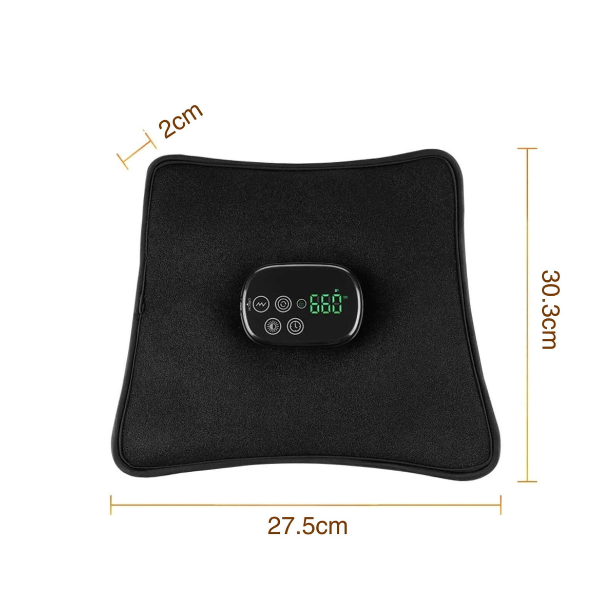 Cinta LED Terapia Infravermelho Corporal para Fisioterapia de Lombar, Joelhos e Articulações - Sem Fio