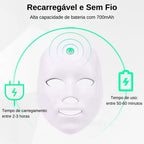 Mascara de LED Facial Rejuvenescimento
