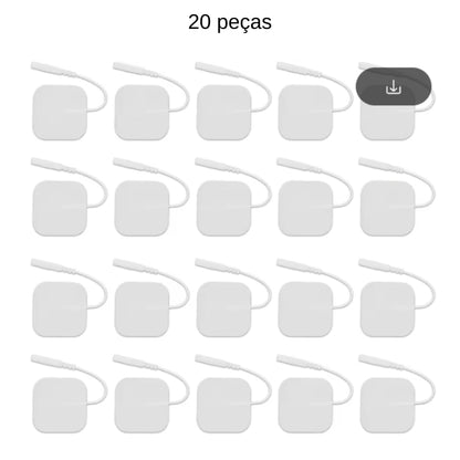 Pads Adesivos Eletrodos 5x5cm