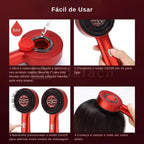 Escova Infravermelho Massageadora com Aplicador Líquido para Recuperação Capilar — Estímulo aos Folículos