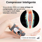 Massageador de Pernas Compressão de Ar com Aquecimento Sem Fio