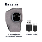 Massageador de Tornozelo e Pé com Aquecimento e Vibração, Sem Fio