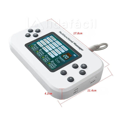 Massageador Corrente Russa e Tens EMS - 4 Canais de Saída - Sem Fio LF-2026