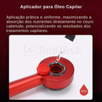 Escova Infravermelho Massageadora com Aplicador Líquido para Recuperação Capilar — Estímulo aos Folículos