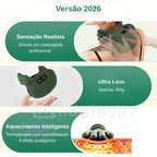 Massageador Portátil 4D para Pescoço e Costas - Simulador de Mãos Shiatsu