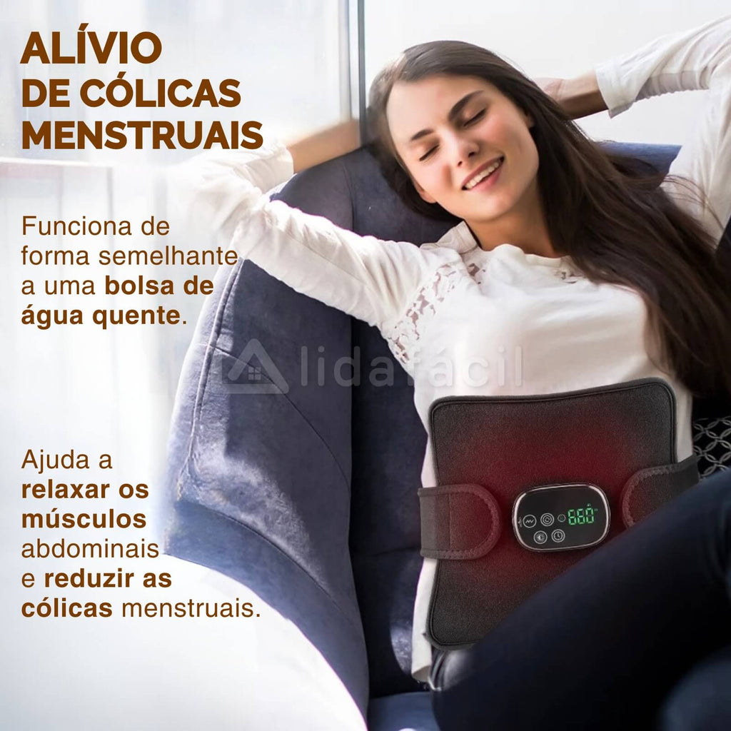 Cinta LED Terapia Infravermelho Corporal para Fisioterapia de Lombar, Joelhos e Articulações - Sem Fio