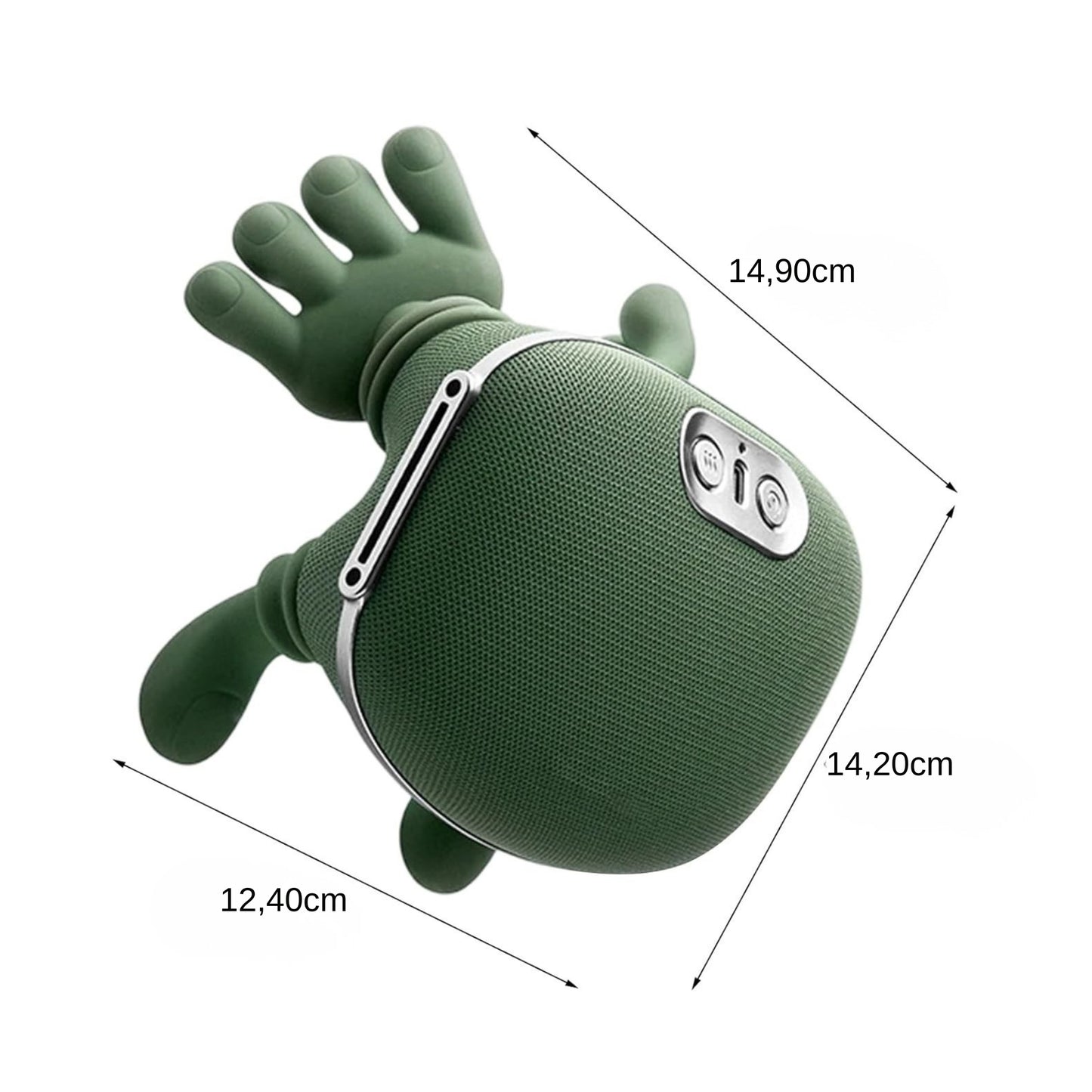 Massageador Portátil 4D para Pescoço e Costas - Simulador de Mãos Shiatsu