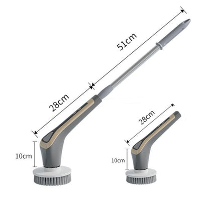 Mop Elétrico Sem Fio com Escova Giratória 300 RPM LF-2026
