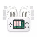 Eletroestimulador TENS e Corrente Russa Portátil Recarregável - 4 Canais - Conecta 8 Eletrodos LF-2026