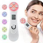Aparelho Skin Care EMS, Radiofrequência Facial e LED - Cuidado Facial - 5 em 1