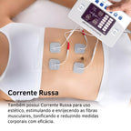Aparelho Corrente Russa Tens Eletroestimulador Muscular Portátil LF-2024