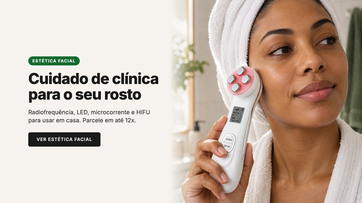 Cuidado de clínica para o seu rosto — aparelhos de estética facial