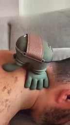 Massageador Portátil 4D para Pescoço e Costas - Simulador de Mãos Shiatsu