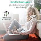 Massageador de Pescoço e Cervical TENS EMS para Alívio de Tensão Muscular