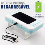 Aparelho Corrente Russa e Tens Portátil com Bateria + 20 Pads