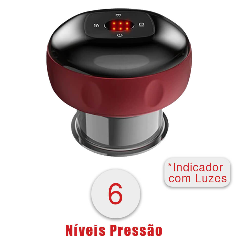 Aparelho Massagem Ventosa Infravermelho CuppingMassager™