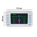 Aparelho Corrente Russa e Tens Eletroestimulador Muscular com Bateria + 20 Pads