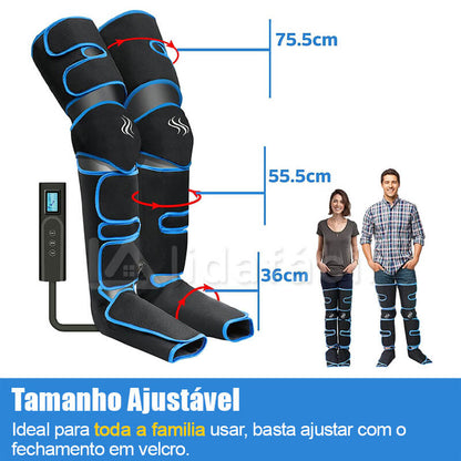 Bota de Compressão Pneumática - Recovery com Aquecimento - Sem Fio para Pernas e Pés