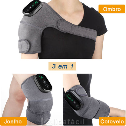 Massageador Elétrico para Ombro, Joelho e Articulações com Aquecimento